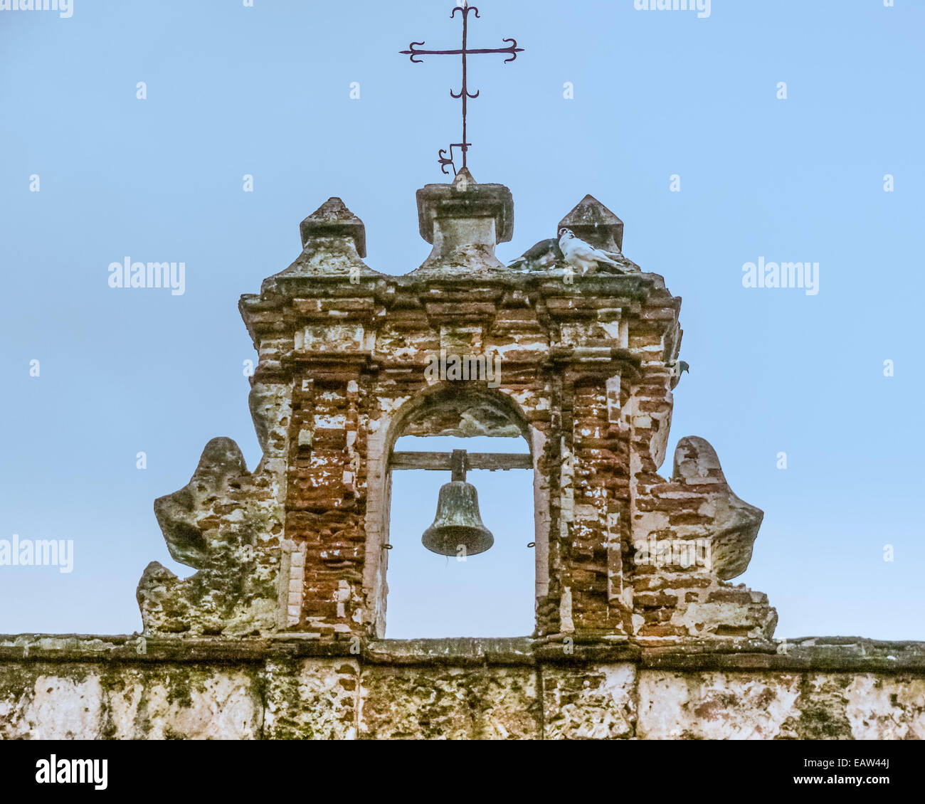 San Juan, Puerto Rico, US. 12th Jan, 2009. The bell tower of the ...