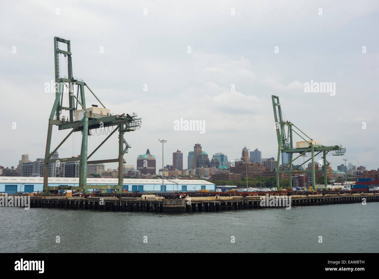 warehouses Brooklyn New York City Stock Photo Alamy