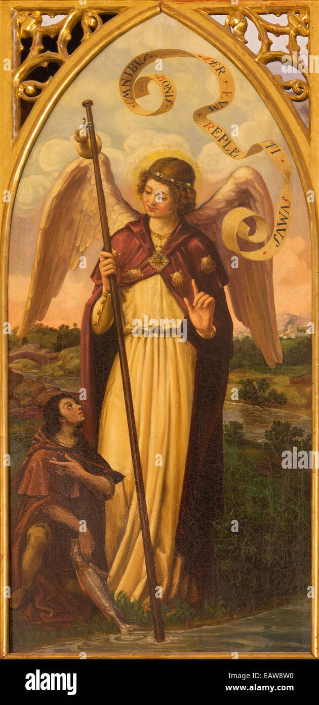 Archangel raphael hi-res stock photography and images - Alamy