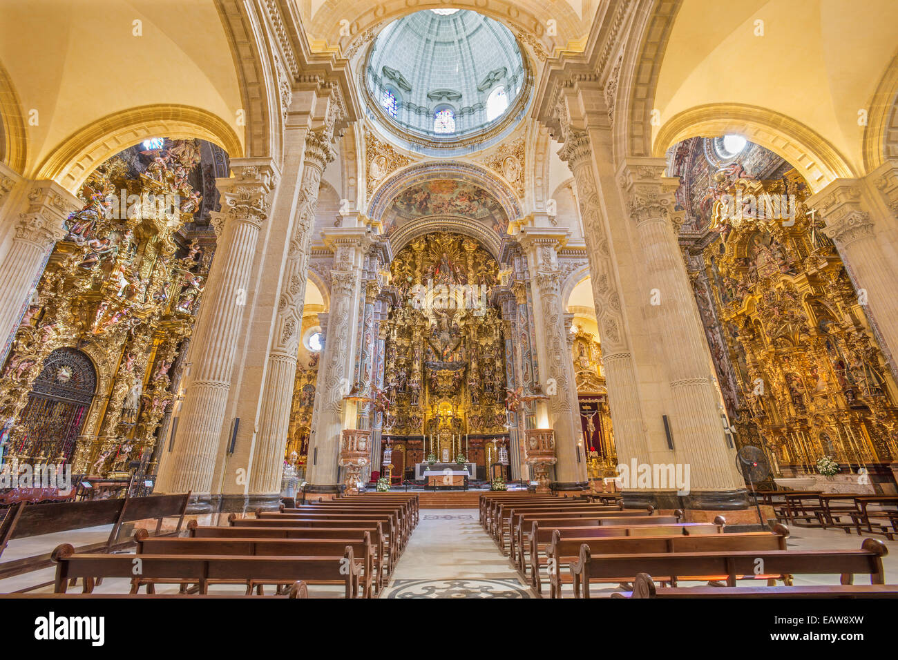 Seville - The baroque Church of El Salvador (Iglesia del Salvador) with the main altar (1770 - 1778) by Cayetano de Acosta Stock Photo - Alamy Seville - The baroque Church of El Salvador (Iglesia del Salvador) with the main altar (1770 - 1778) by Cayetano de Acosta Stock Photo - Alamy