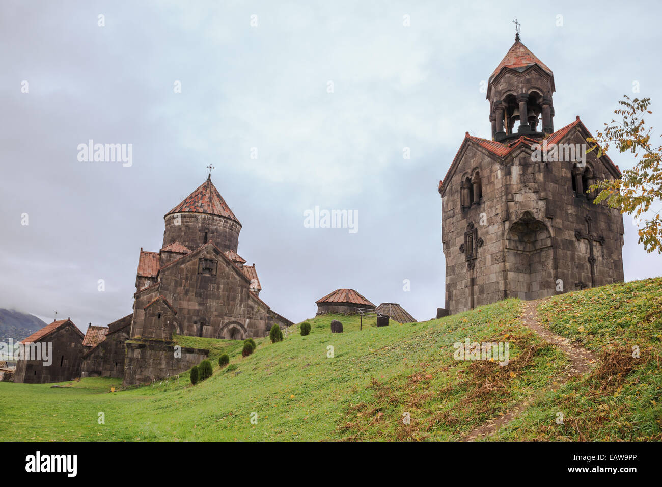 Haghpat Monastery complex located in Haghpat village at Lori Province of Armenia Stock Photo