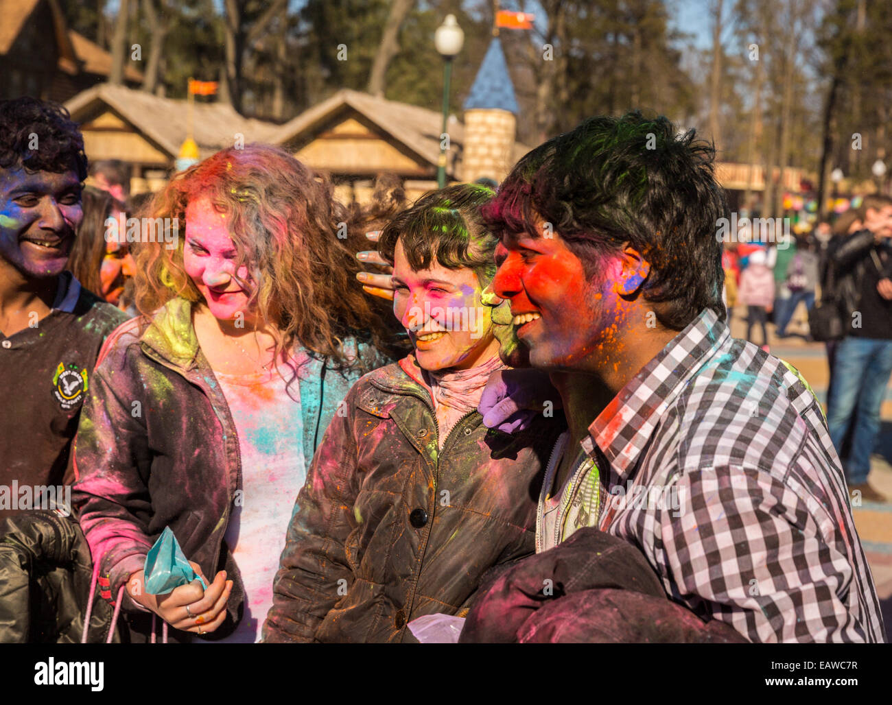 Amazing color at the Hindu festival of Holi