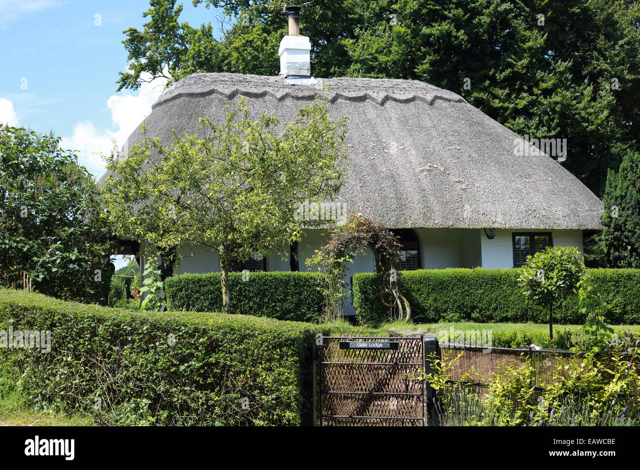 Traditional Kentish thatched cottage in Hogben's Hill, Selling, Kent