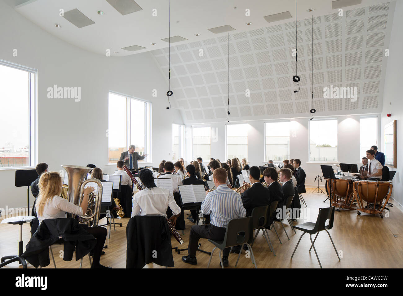 Music Building, Hymers College, Hull, United Kingdom. Architect ...
