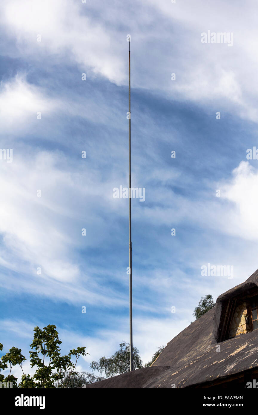 Lightning rod with lightning hires stock photography and images Alamy