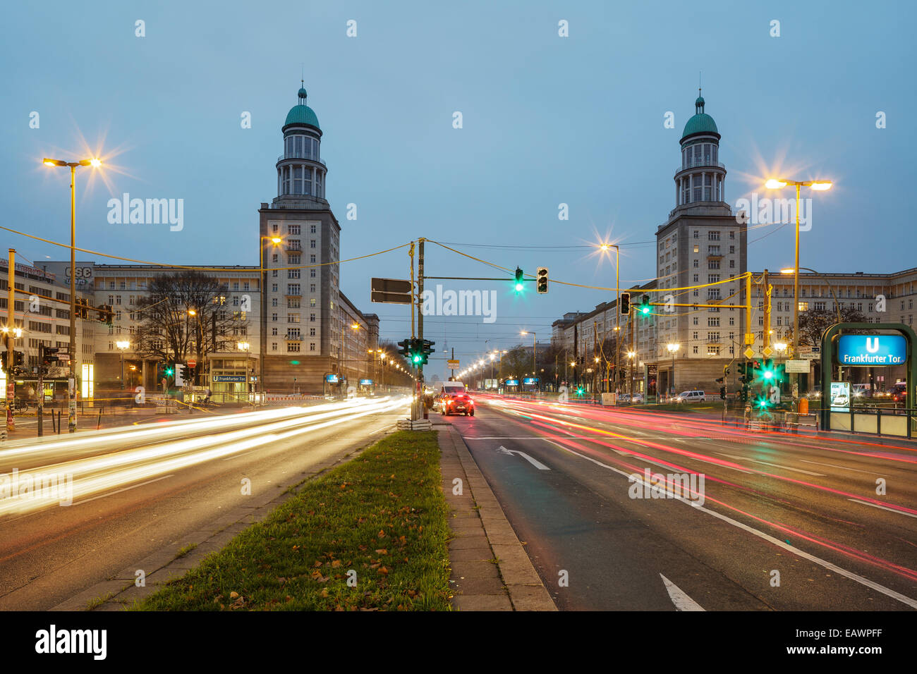 Frankfurter Tor, Berlin, Germany Stock Photo