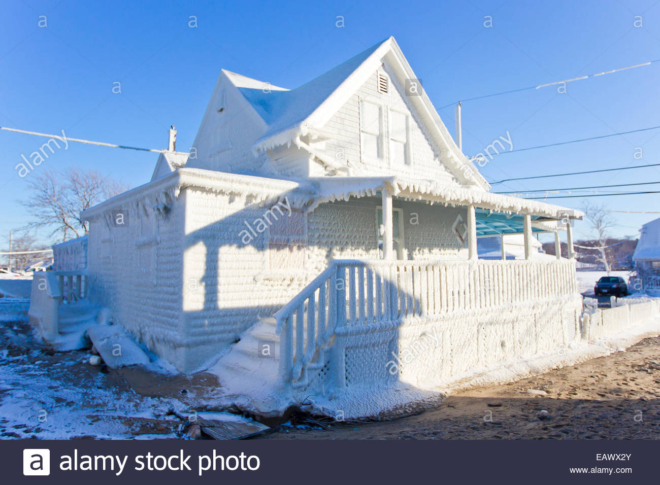 frozen snow spray