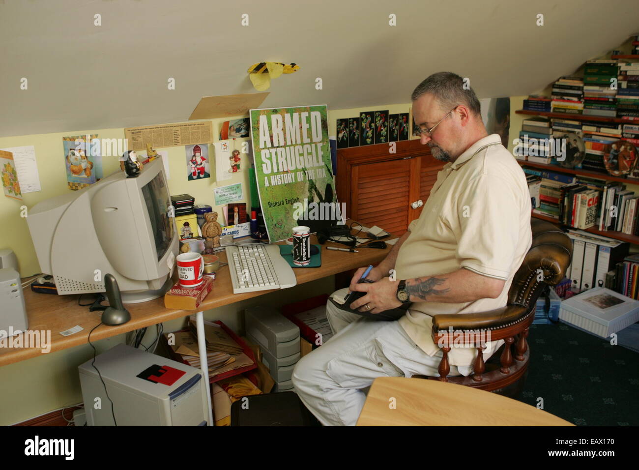 Anthony McIntyre is a former Provisional Irish Republican Army volunteer, writer and historian. He was imprisoned for murder for Stock Photo