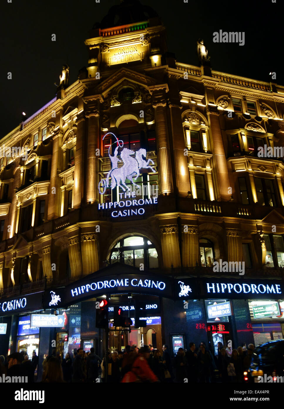 The London Hippodrome Casino, Leicester Square, London Stock Photo