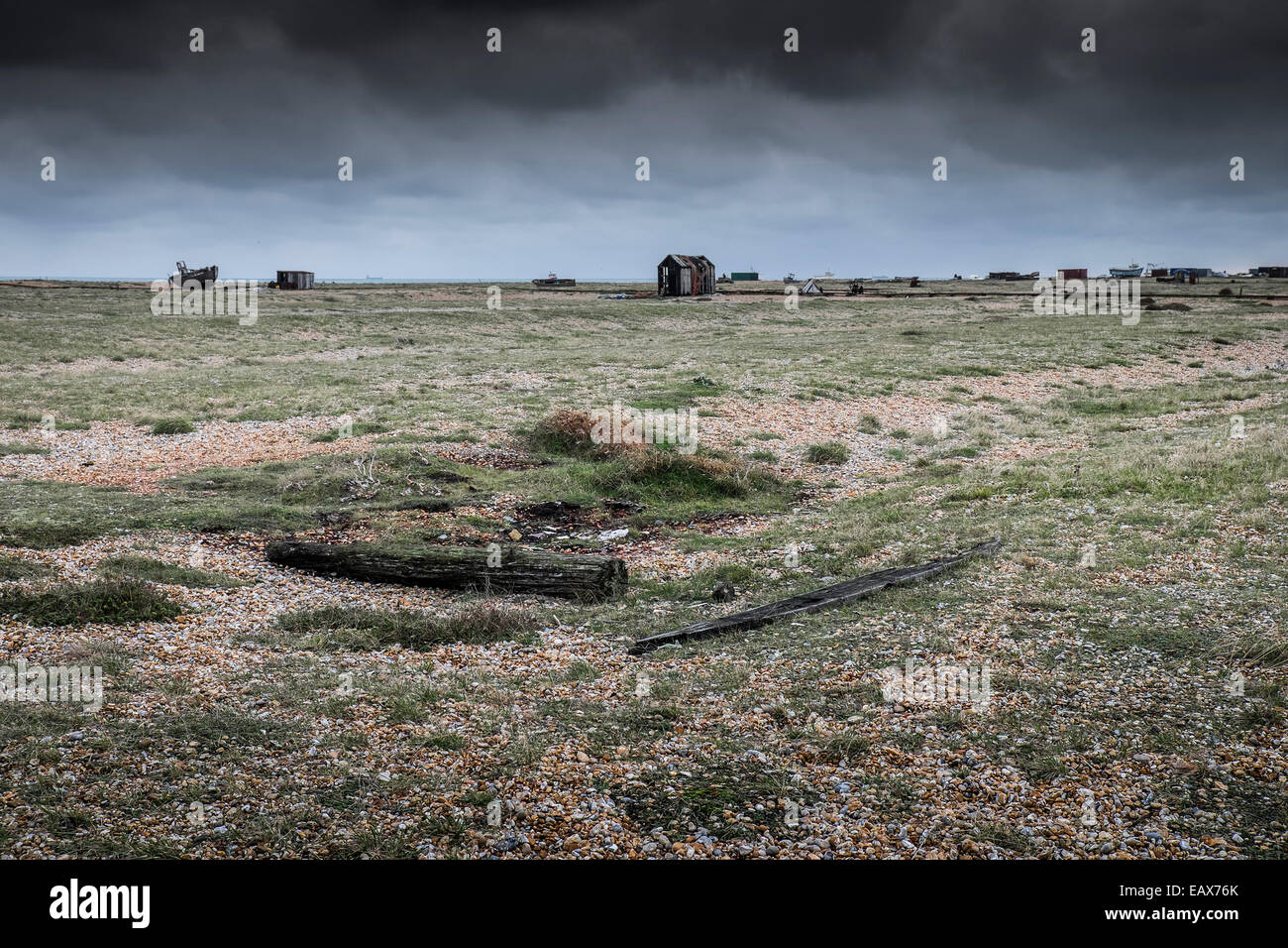 Dungeness in Kent.  A site of special scientific significance in Kent. Stock Photo