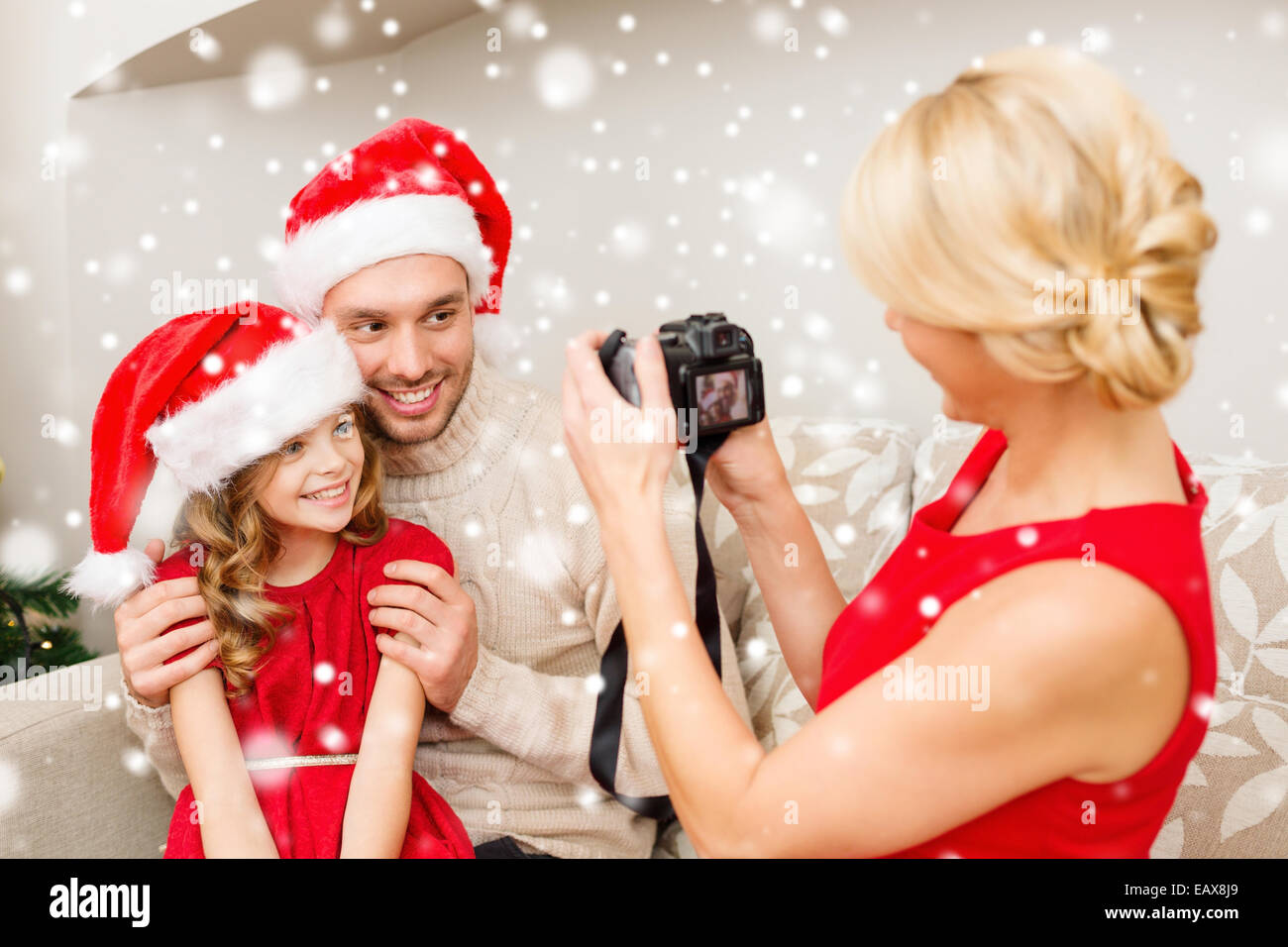 Family Using Filming Camera happy family with digital camera taking photo Stock Photo - Alamy