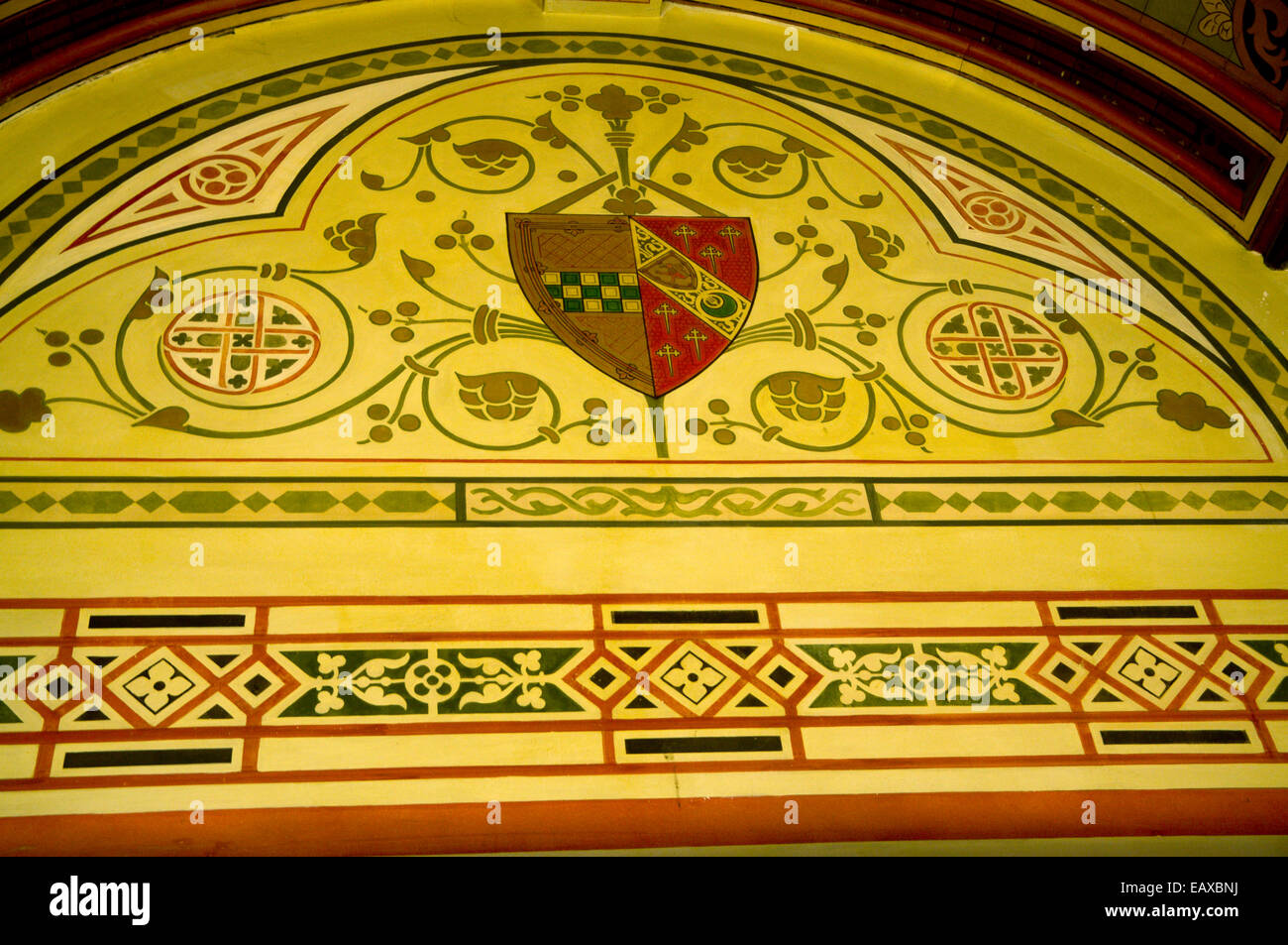 Detail of the interior rooms of Castell Coch, Tongwynlais, Cardiff, South Wales, UK. Stock Photo