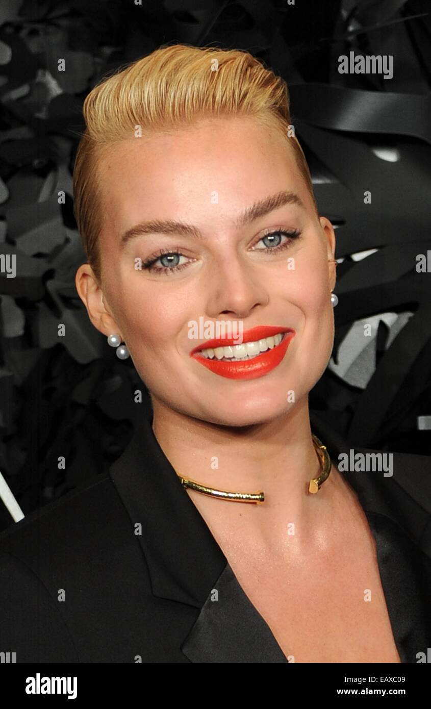 New York, NY, USA. 20th Nov, 2014. Margot Robbie at arrivals for Hugo ...