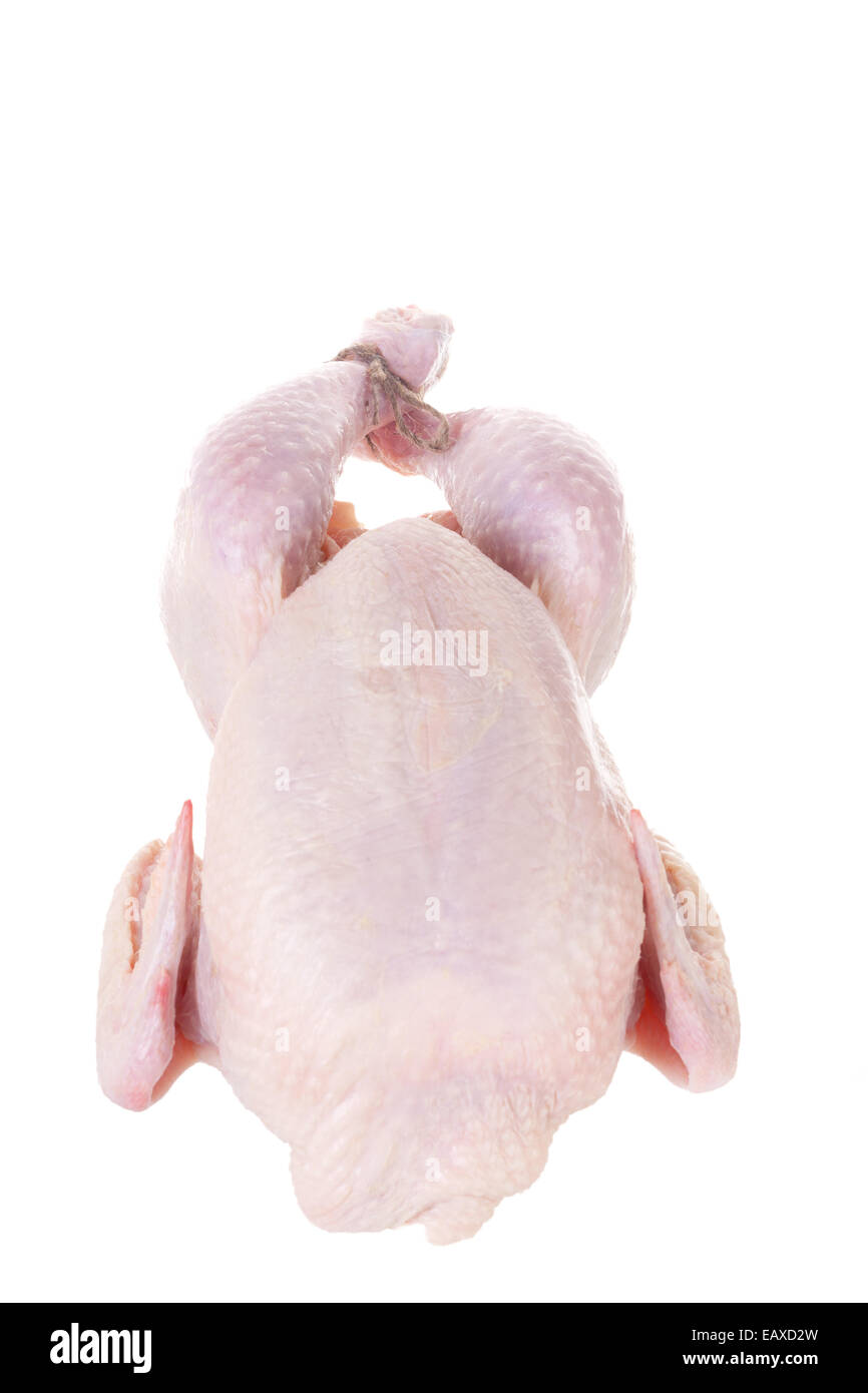 Raw chicken it is isolated on a white background Stock Photo