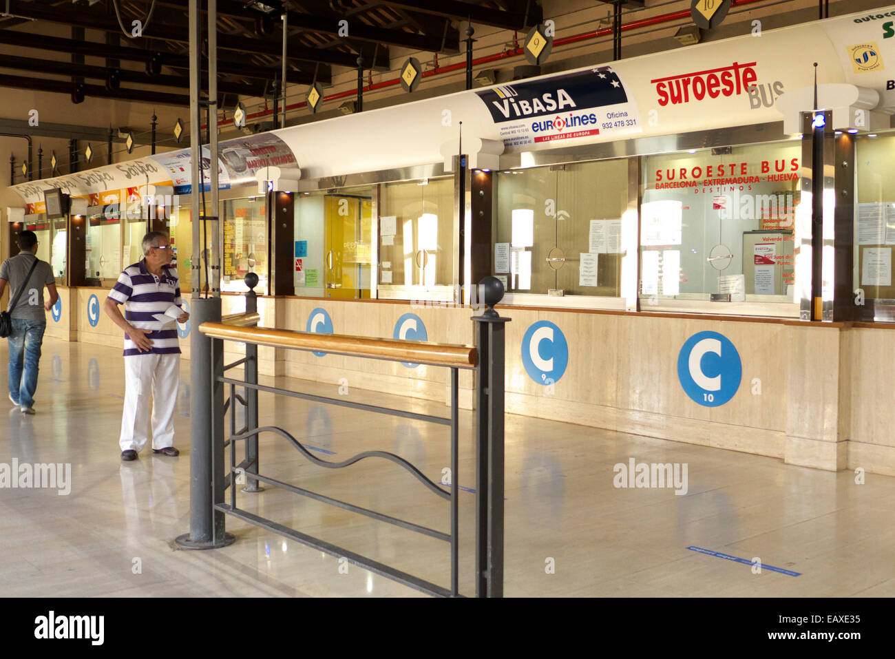 Spain Catalonia Barcelona nostalgic North Bus station Estacio del Nord Stock Photo Alamy Spain Catalonia Barcelona nostalgic North Bus station Estacio del Nord Stock Photo Alamy