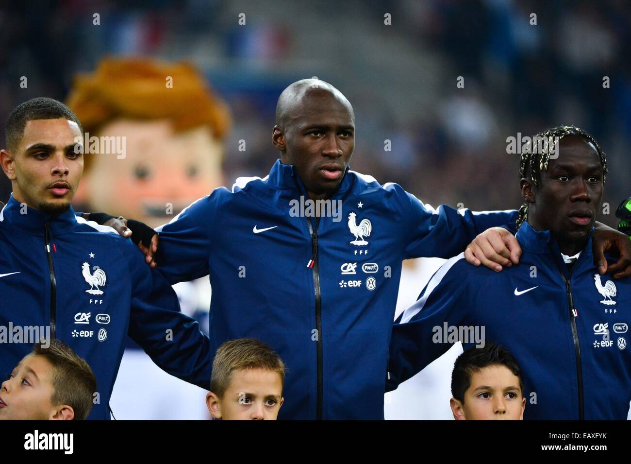 Layvin KURZAWA / Eliaquim MANGALA / Bacary SAGNA - 18.11.2014 - France / Suede - Match Amical -Marseille Photo : Dave Winter / Icon Sport Stock Photo