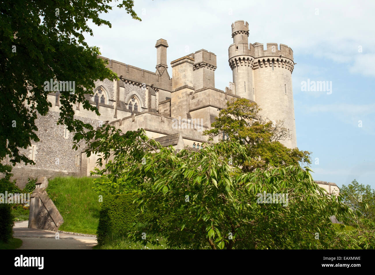Arundel Castle Stock Photo