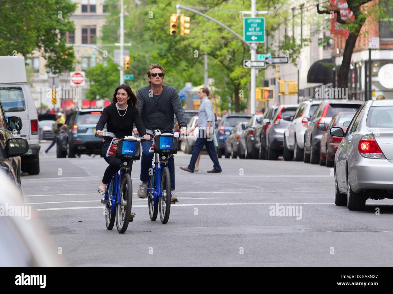 New Yorkers seen riding their bicycle in an unlawful way, either on