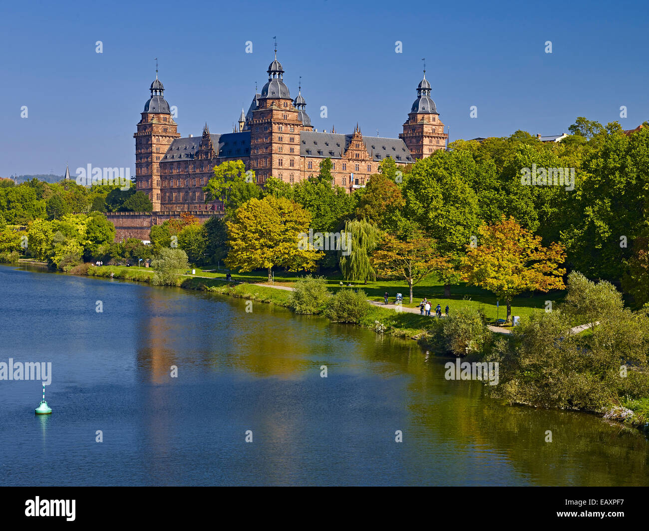 Schloss Johannisburg Castle, Aschaffenburg, Germany Stock Photo - Alamy