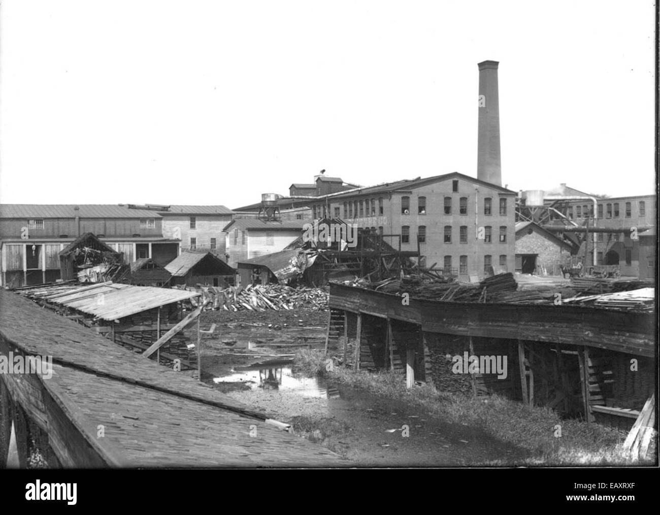 Destruction at furniture factory (1 Stock Photo Alamy