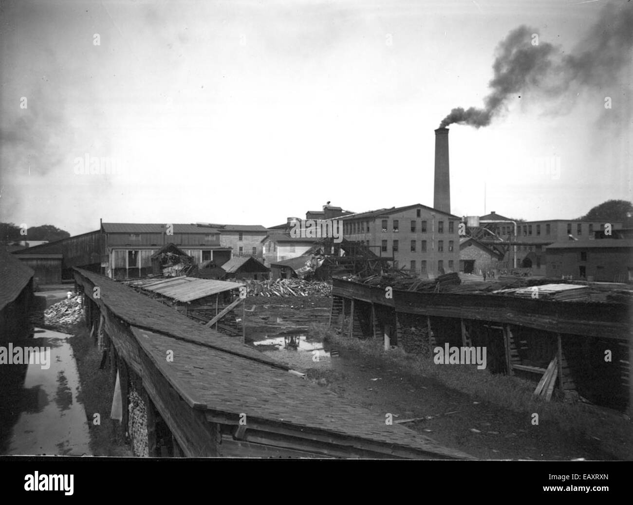 Destruction at furniture factory (3 Stock Photo Alamy