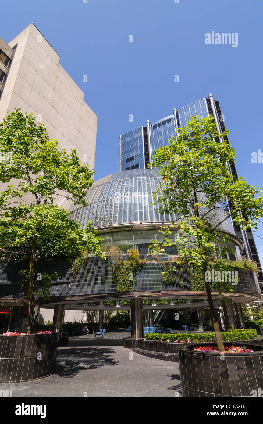 Glass dome in Seymour Street, downtown Vancouver, Canada Stock Photo
