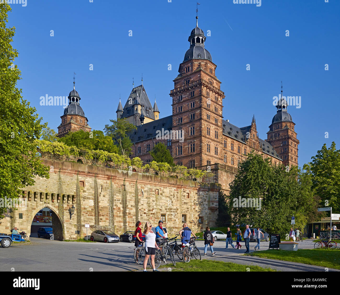 Schloss Johannisburg Castle, Aschaffenburg, Germany Stock Photo Schloss Johannisburg Castle, Aschaffenburg, Germany Stock Photo