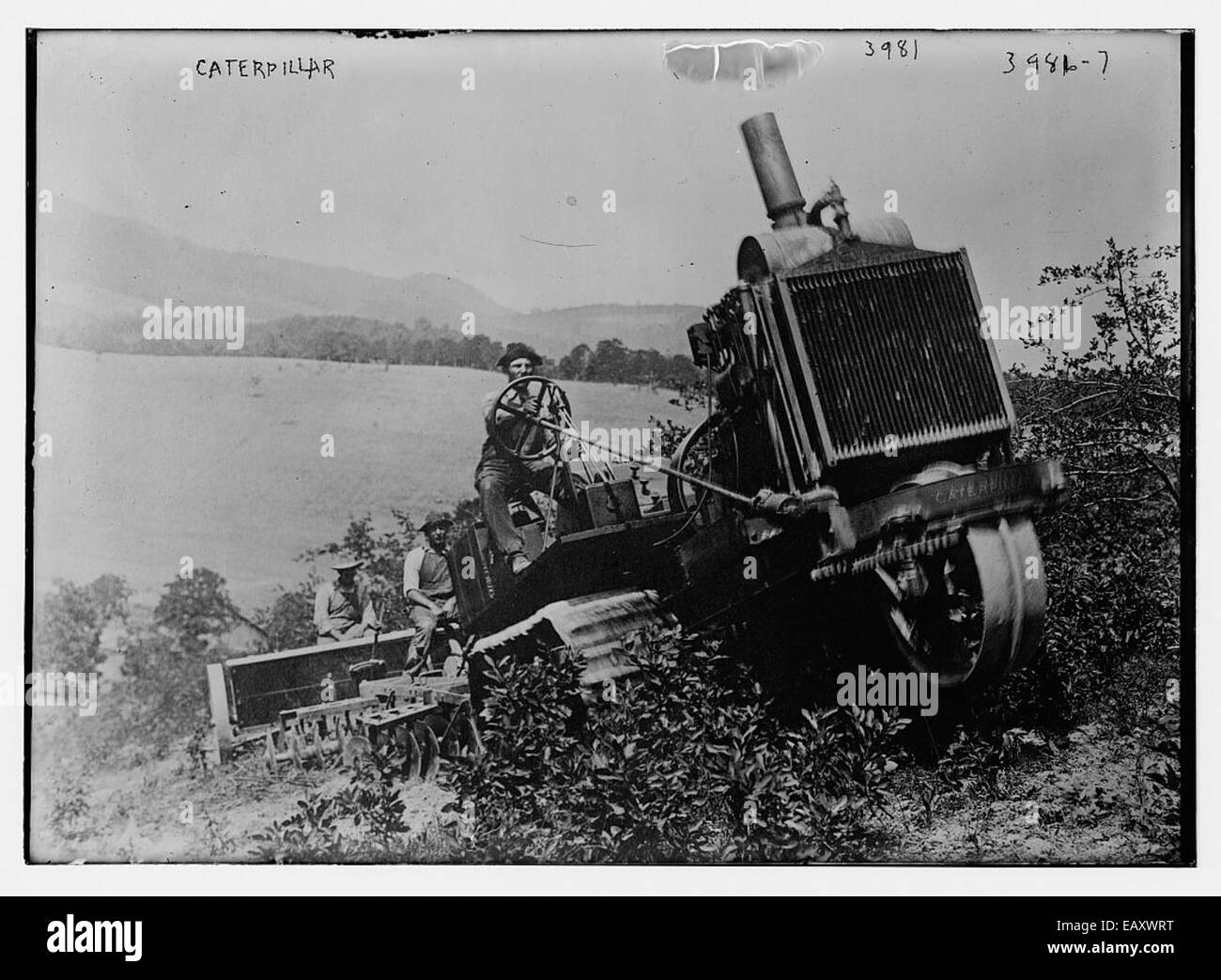 Heavy equipment in construction Black and White Stock Photos Images
