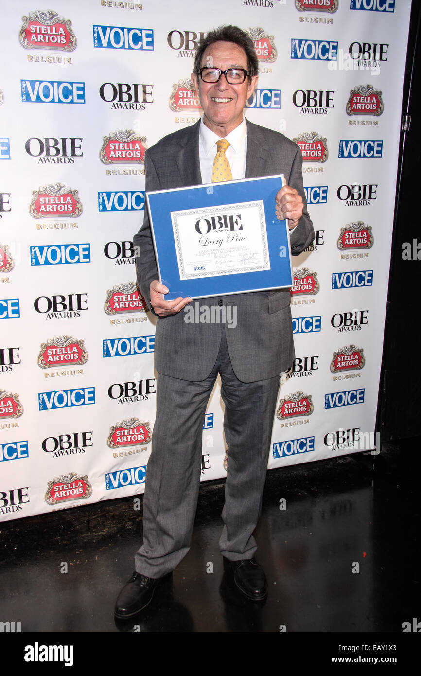 Larry Labine The 59th Annual OBIE Awards held at Webster Hall. Featuring: Larry Pine ...