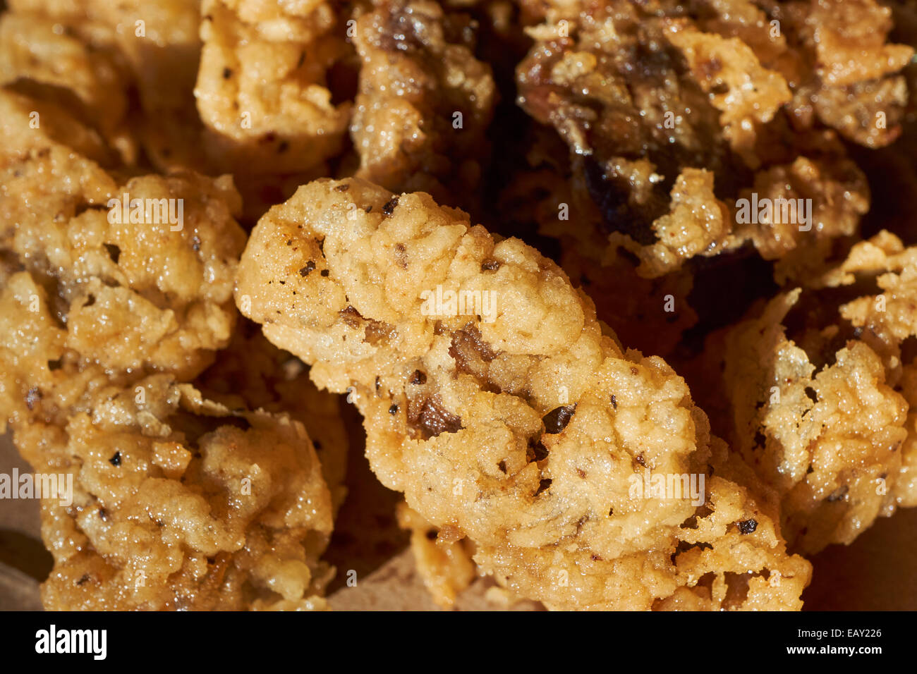 Deep Fried Chicken Livers Stock Photo Alamy