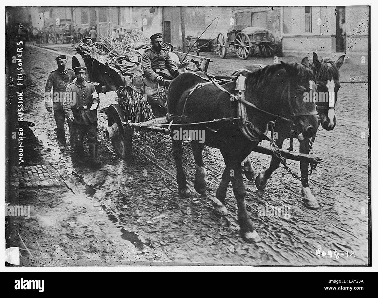 1915 WW1 photo German soldier of 163rd Regiment, horse and cart 1915 WW1 photo German soldier of 163rd Regiment, horse and cart