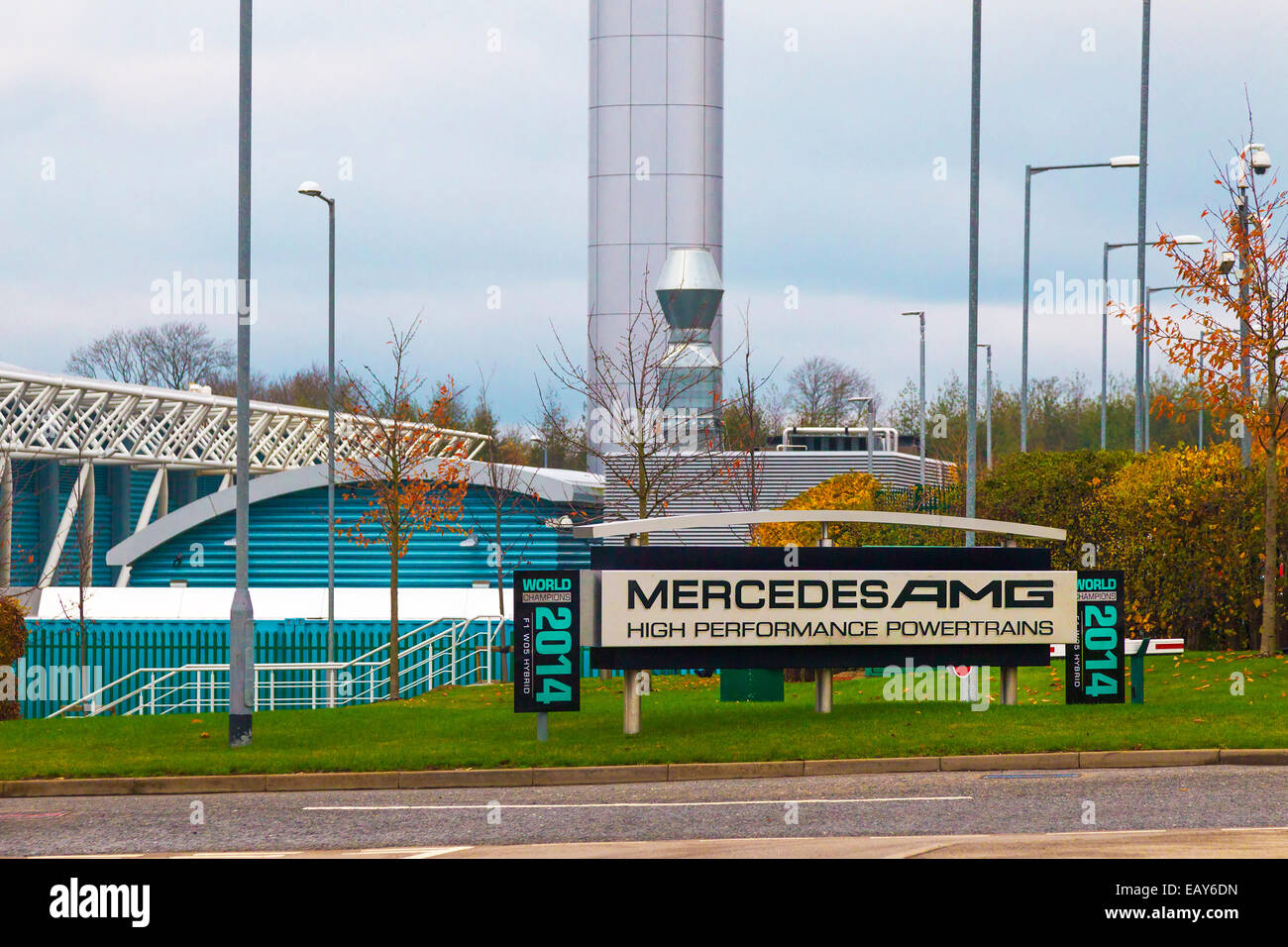 Mercedes AMG Factory Brixworth Northamptonshire Stock Photo Alamy