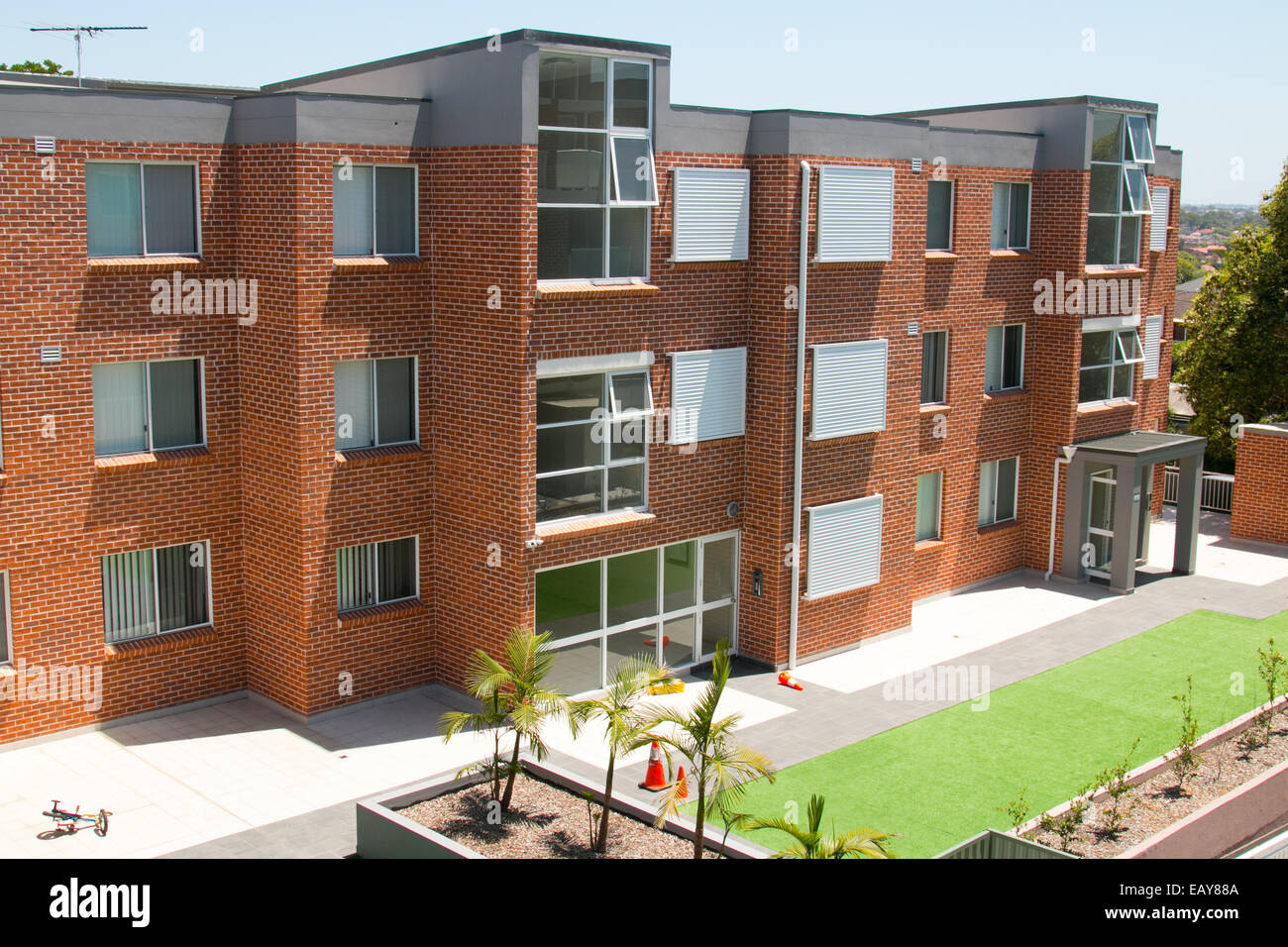 modern apartment block in Guildford a suburb in western sydney,new