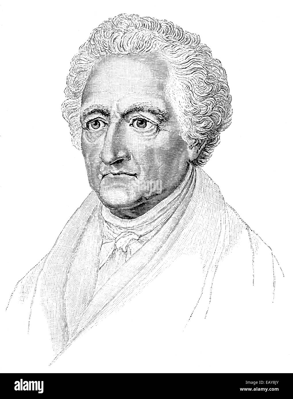 Johann Wolfgang Von Goethe, 1749 - 1832, A German Poet, Johann Wolfgang