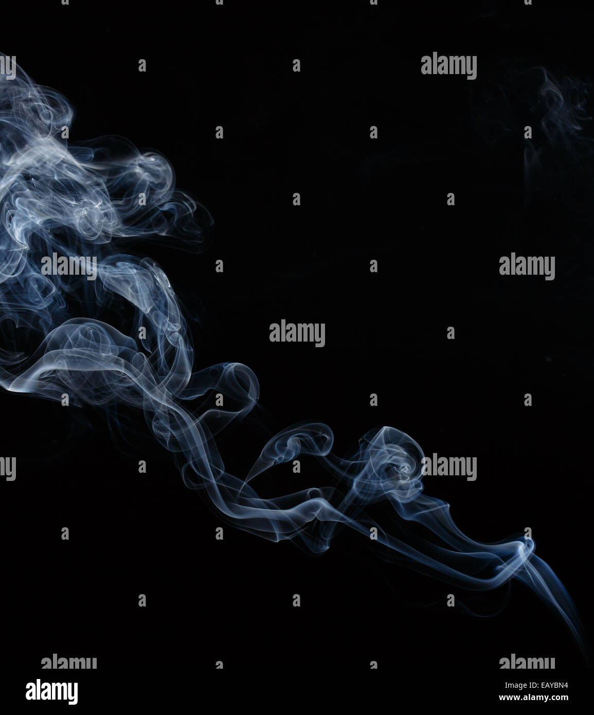 Abstract smoke moves on a black background Stock Photo - Alamy