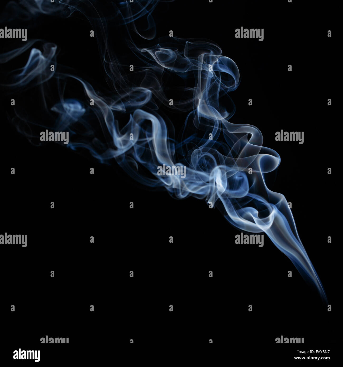 Abstract smoke moves on a black background Stock Photo - Alamy