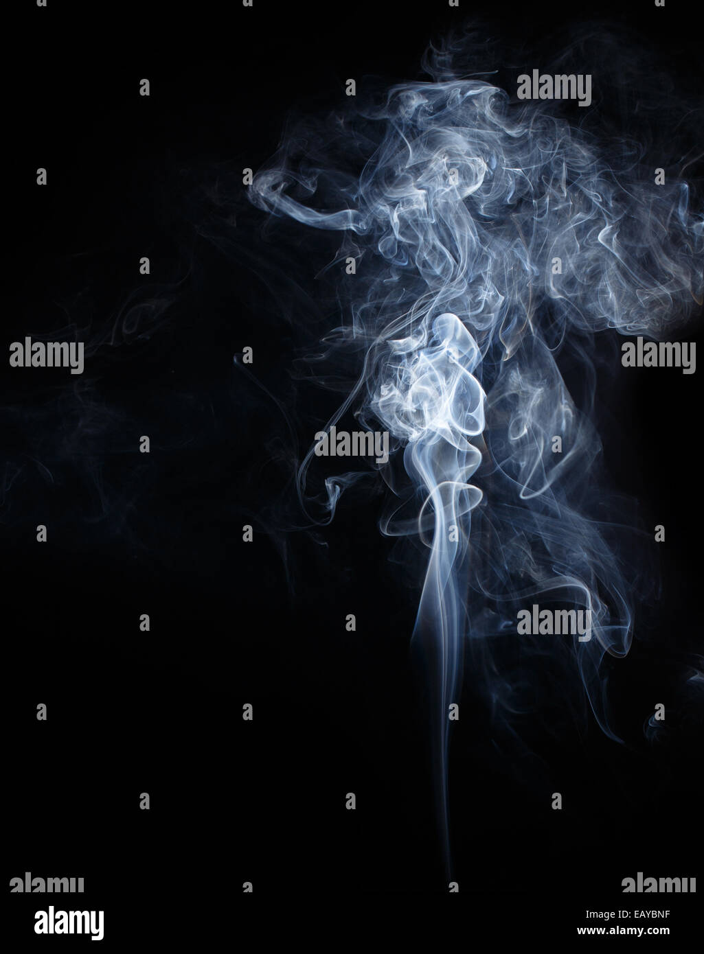 Abstract smoke moves on a black background Stock Photo - Alamy
