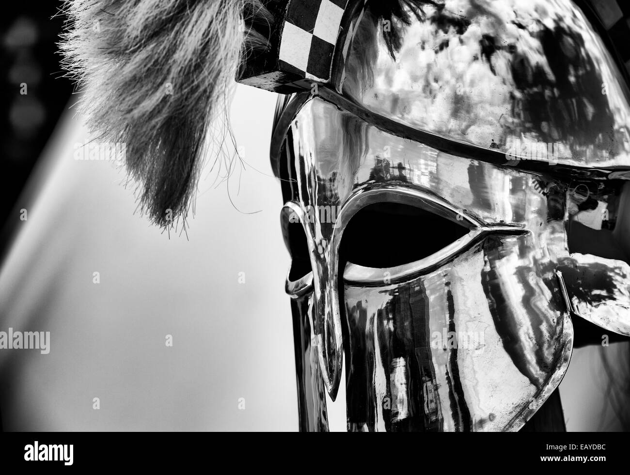 Spartan army reenactment Black and White Stock Photos & Images - Alamy
