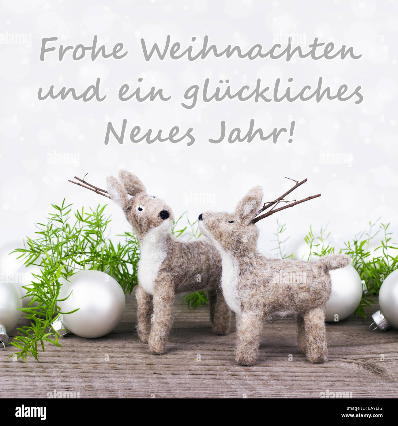 German Christmas Card With Deer Stock Photo Alamy german-christmas-card-with-deer-stock-photo-alamy