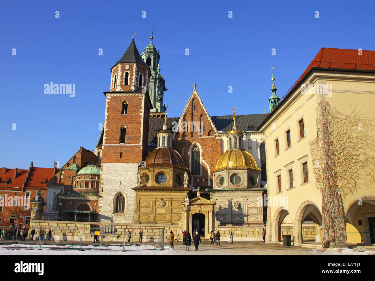 Wawel Castle complex in Krakow, Poland Stock Photo