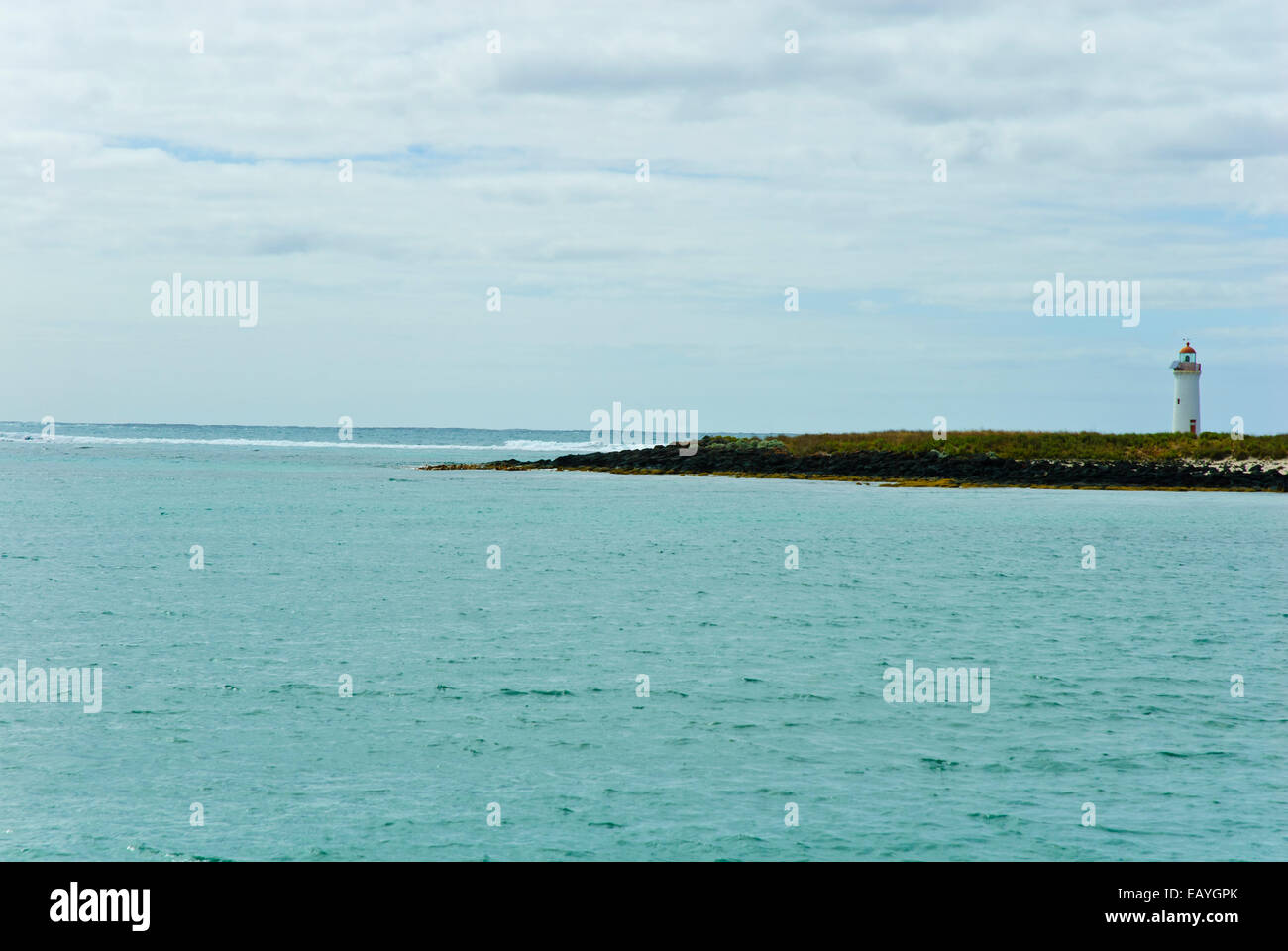 Robe Town,Great Ocean Rd,Seascapes,Canunada National Park,Empty Beaches, Green Seas,Sunshine,Inland Waterways,South Australia Stock Photo