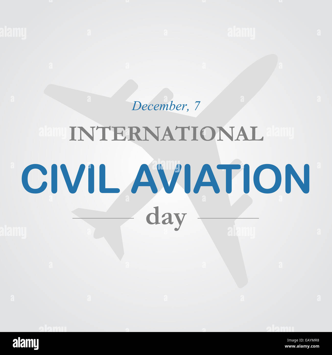 International Civil aviation day Stock Photo