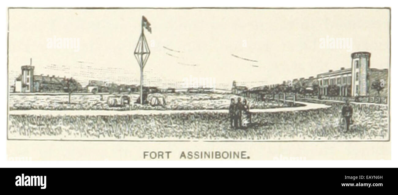 USMT(1891) p520 FORT ASSINIBOINE Stock Photo Alamy