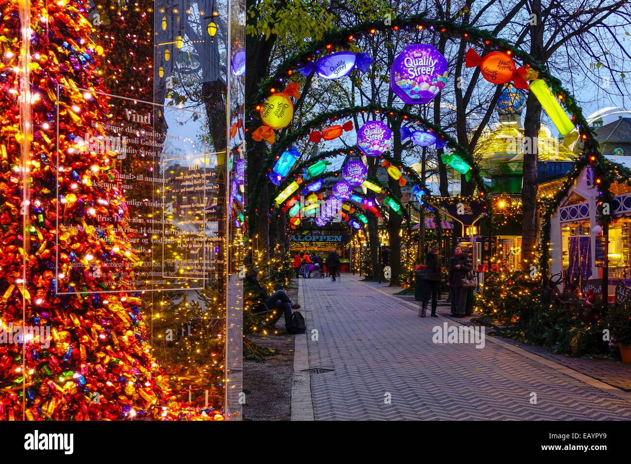 Copenhagen Tivoli Gardens Christmas Stock Photos & Copenhagen ...