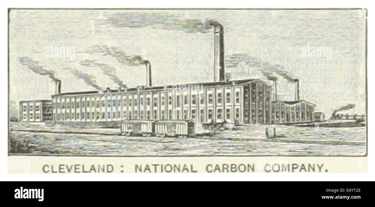 US-OH(1891) p693 CLEVELAND, NATIONAL CARBON COMPANY Stock Photo - Alamy