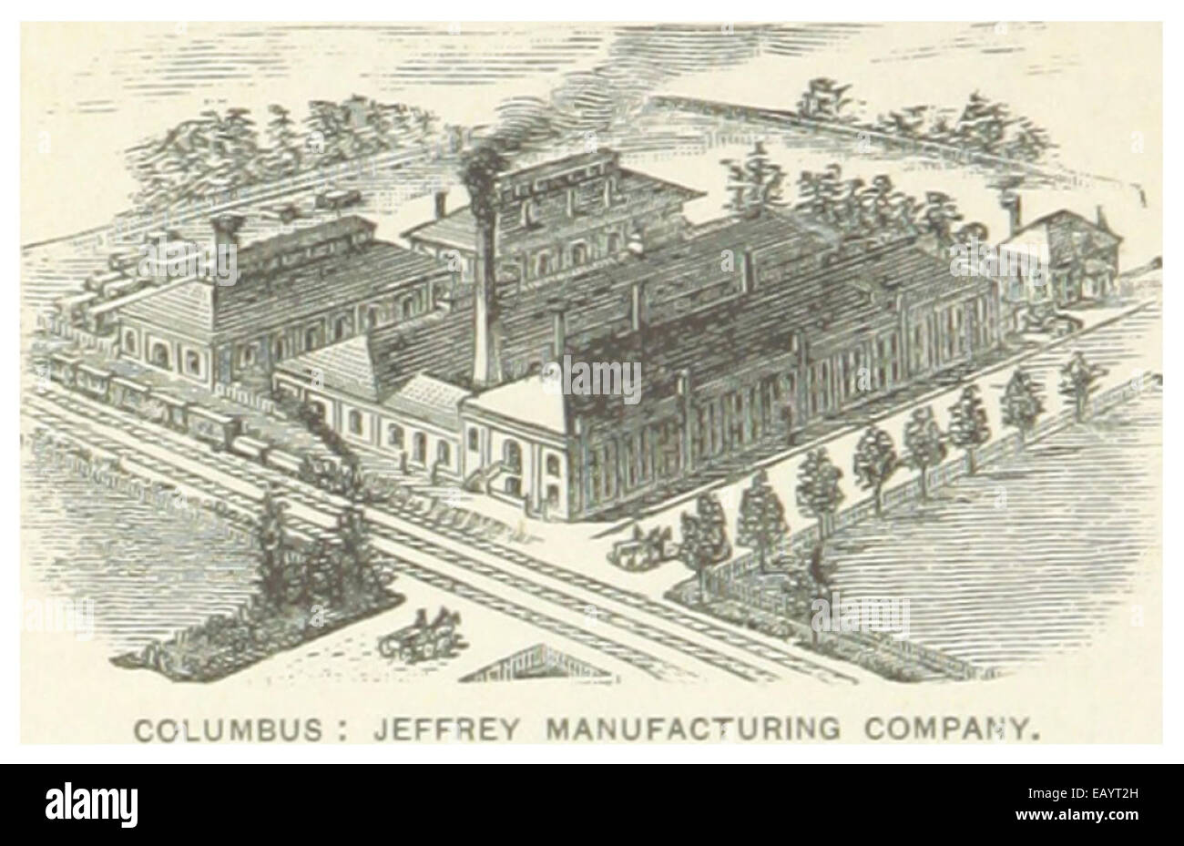 USOH(1891) p694 COLUMBUS, JEFFREY MANUFACTURING COMPANY Stock Photo