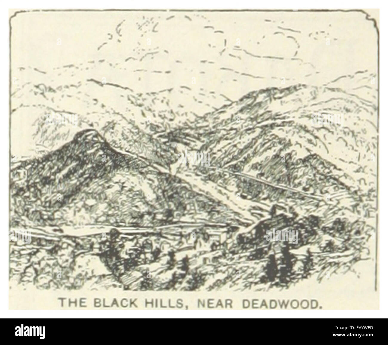 Map of deadwood hires stock photography and images Alamy