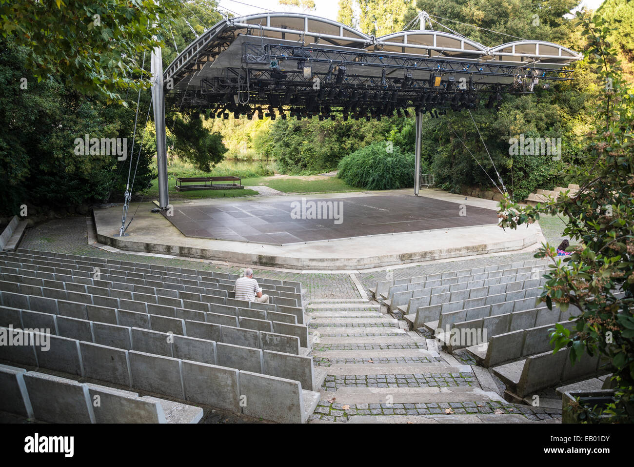 Gulbenkian Modern Art Centre garden's amphitheatre, Lisbon, Portugal