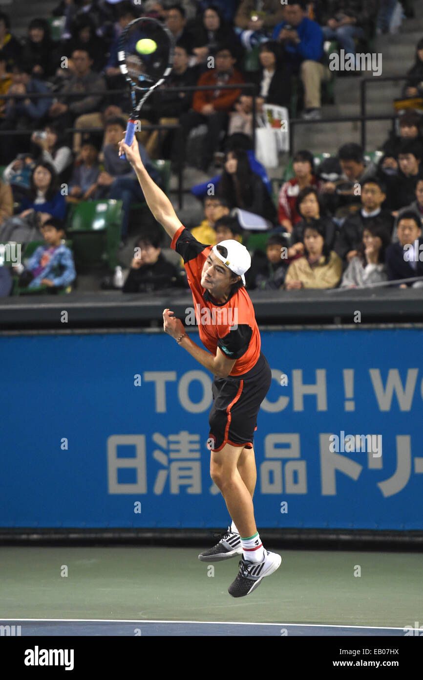 Tokyo, Japan. 22nd Nov, 2014. Taro Daniel (JPN) Tennis : Dream Tennis