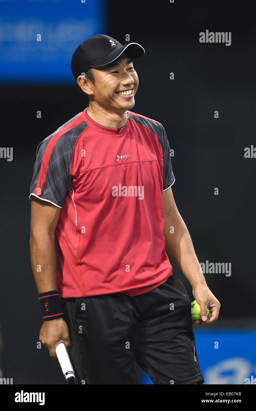 Tokyo, Japan. 22nd Nov, 2014. Takao Suzuki (JPN) Tennis : Dream Tennis ...